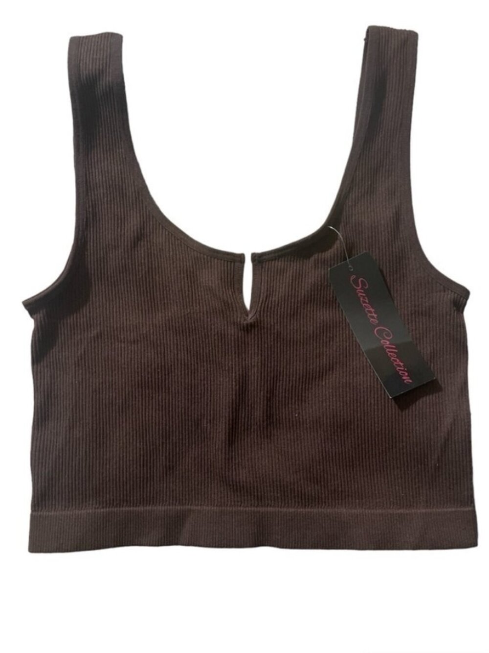 Brown Crop Top